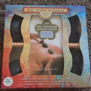 Hot and cold massage kit stones